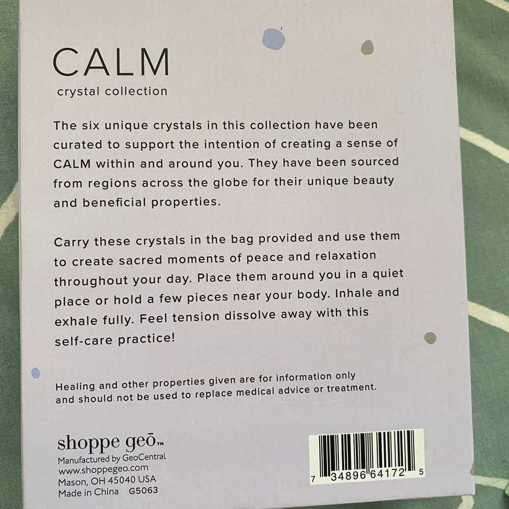 Calm Mini Stone Crystal Collection Pack - Picture 3 of 5